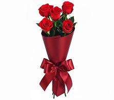 Букет 5 Красных роз Эдлесс Лав в Бежаницы