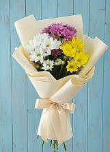 Букет цветов из:  Хризантемы в Бежаницы