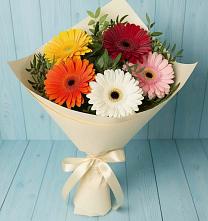 Букет цветов из:  Герберы в Бежаницы