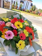 Букет цветов из:  Герберы #REPLACE_PRED# Бежаницы