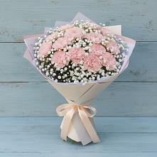 Букет цветов из:  Гвоздики #REPLACE_PRED# Бежаницы