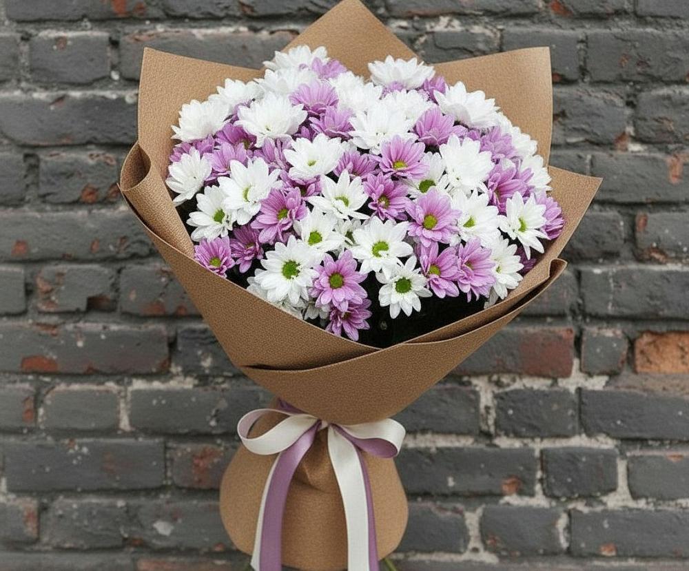 Букет цветов из: Хризантемы в Бежаницы
