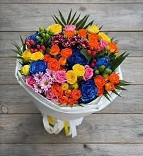 Букет цветов из:  Розы и Хризантемы #REPLACE_PRED# Бежаницы