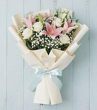 Букет цветов из:  Лилии в Бежаницы